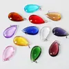 Cortina de Contas de Cristal de Vidro Pingente Artesanato DIY Feito à Mão Pingente de Cristal com Contas de Abóbora Contas Soltas Brilhantes em Forma de Gota