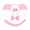 Cosplay de Halloween Fantasia de Animal Porco Rosa Dia das Crianças Headband Headgear Amazon Cross-Border Fantasia Infantil