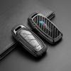 Adequado para Nissan Qashqai Qijun Teana Sylphy Key Shell Metal Carbon Fiber Key Cover Car Key Cover