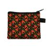 Nueva cartera estilo coreano corta impresión digital monedero planta hoja verde Mini tarjetero soporte entrega individual