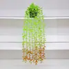 Planta de simulación transfronteriza de Amazon, eucalipto artificial colgante de pared de ratán, decoración para interiores y exteriores, hombre de ratán verde