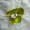 Flor de Simulación Película Impresa en 3D Cabeza Grande de Flor de Cymbidium Ramillete de Boda Recuerdo de Fiesta Caja de Dulces DIY Flor para Zapatos Decoración