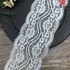 Borda de renda elástica de 8 cm do fabricante, borda de renda de alta qualidade para roupas Lolita, bainhas de saia e punhos