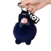 Procesamiento de fábrica personalizado colgante de bola de pelo de zorro muñeca de peluche linda muñeca para dormir llavero de coche
