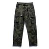 Pantalones rectos casuales de primavera y otoño para hombre, pantalones de camuflaje, pantalones de trabajo de varias tallas.