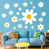 Calcomanías de Pared Transfronterizas Decoración de Pared de Cabecera Calcomanías de Pared de Fondo Calcomanías de Pared de Dormitorio de Margarita Calcomanías Cálidas para Habitación de Niños