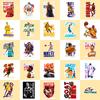 50 Pegatinas de Texto de Personajes de la NBA, Colección de Baloncesto Americano, Pegatinas Personalizadas para Computadoras, Teléfonos Móviles, Capós de Coches