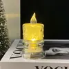 Luz de Vela Electrónica Mini LED, Luz de Atmósfera Romántica Simulada, Regalos de Halloween y Navidad, Suministro Transfronterizo