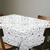 137*183cm Cielo Estrellado Tema Fiesta Cuadros Blanco y Negro Mantel Decoraciones Navideñas Desechable Mantel para Mascota