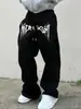 Calça longa casual de verão da Amazon para homens, tendência hip-hop, estilo high street, corte solto, nicho, perna reta, versátil, atacado