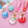 Llavero de Dona Colgante Lindo Muñeco 3D de PVC Llavero Estudiante Decoración Portátil Pequeños Accesorios Mayoreo