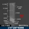Escuadra de Ángulo de Acero Inoxidable Ángulo Recto de 90 Grados Fijador Ángulo de Hierro en Forma de L Soporte de Estante de Hierro Triangular Pieza Conectora de Herrajes t