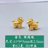 Prata Pura S999 Prata 3D Prata Dura Signo do Zodíaco Cavalo Cavalo da Fortuna Contas Espaçadoras Furo Grande Pulseira DIY Pingente Joia Acessórios de Prata