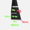Perfil de aleación de aluminio tiras decorativas pintura negra lado desigual ranura de aluminio en forma de U letrero colgante marco de paquete ranura para marco mm