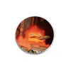 Broche de Llama de Anime Japonés Insignia de Metal Accesorios para Ropa Pines de Solapa Patrón Geométrico Redondo Venta al por Mayor de Fábrica