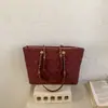 Bolsa de Corrente Rombos Texturizada de Grande Capacidade para Mulheres 2026 Nova Tendência Bolsa de Ombro Tote para o Dia a Dia Bolsa de Mão