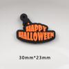 Halloween abóbora morcego fantasma chaveiro cola macia pingente PVC epóxi desenhos animados bruxa chaveiro joias