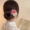 Pasador de pelo en forma de U Rosa Seco, Accesorio de Hanfu Estilo Antiguo de Alta Gama, Retro Cheongsam, Pasador para Recogidos, Pasador de Pelo, Adorno para el Cabello