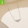 Set de Pendientes y Collar Triángulo Geométrico Plateado para Mujer, Joyería de Pendientes Geométricos de Cobre con Circonita Incrustada de Lujo Ligero