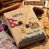 Paquete de Materiales DIY Hecho a Mano Nepalés Auténtico Estilo Retro Estilo Igual a Xiaohongshu Cuaderno Libreta Regalo para Estudiantes