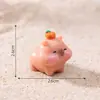Figuras creativas y lindas de tortuga y capibara, accesorios decorativos DIY, adornos de paisaje en miniatura para escritorios