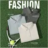 Polo de manga corta de tejido gofrado de 180 g con tecnología de unión sin costuras, estilo unisex con diseños estampados y bordados