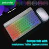 Teclado Alemão Teclado Tailandês Spot Silencioso Sem Fio Bluetooth Teclado Transfronteiriço Russo Adequado para Apple Roxo Claro
