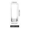 OCEAN Ouxin Vidro Transparente 0410 Copo de Água Reto Cintura 0808 Bebida de Leite Haibo mojito Cup