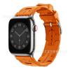 Adecuado para Apple Watch Hermes Correa de Silicona Apple iwatch1-9 Correa de Reloj de Silicona Sitio Web Oficial