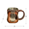 Taza de Cerámica con Forma de Guitarra _ Capacidad 350ml Taza de Café con Forma de Guitarra 3D 82x95cm _ Perfecta para Músicos Amantes de la Música