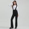 Pantalones de esquí nuevos para mujer, de doble tabla, elásticos, ajustados, resistentes al viento, impermeables, para exteriores, negros, cálidos, para nieve