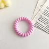 Anillo para el cabello con forma de batido de leche, línea telefónica, color caramelo, banda para el cabello sencilla, accesorios básicos para el cabello