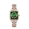 Nuevo Reloj Retro Pequeño Verde Douyin Transmisión en Vivo Más Vendido Reloj de Lujo para Mujer Resistente al Agua Correa de Acero Reloj de Mujer Venta al por Mayor