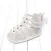 Sapatos de bebê de verão 0-1 ano de idade antiderrapante princesa sapatos Velcro sandálias de bebê romanas babyshoes BH2276