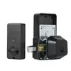 Cerradura de cerrojo con llave estilo americano en stock transfronteriza para puertas interiores de madera, cerradura electrónica de contraseña, bloqueo simple de graffiti negro al por mayor