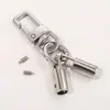 Acessórios de conexão para pulseira de celular, argola de mola com fivela redonda, acessórios de ferragem para cordão de argola de mola, pulseira de celular DIY feita à mão
