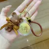Llavero Oso Moneda de Oro, Llavero Oso de Peluche 3D Tejido, Colgante para Mochila de Pareja, Regalo Dropshipping