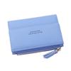 Banabanma Billetera Nueva para Mujer Hebilla Japonesa y Coreana Simple Multitarjeta Doble Billetera para Monedas Tarjetero Multifuncional