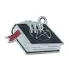 Serie Oscura Calabaza de Halloween Murciélago Lápida Libro Mágico Dijes para Zapatos Aretes de Bricolaje Collar Llavero
