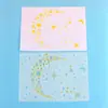 Molde para Hornear Estrella y Luna Plantilla de Pintura en Spray Láser Plantilla de Pintura Infantil Estrella y Luna