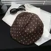 Gorra boina retro de estrella estilo coreano para mujer, boina visera de moda artística de verano, gorra de vendedor de periódicos versátil y estiliza el rostro