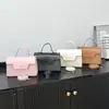 Bolsa de Mão Personalizada Retrô Feminina Outono 2025 Nova Moda Linda Bolsa Quadrada Pequena Bolsa Transversal de Moda Nicho