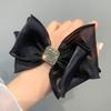 Diadema exquisita de lazo completo de diamantes estilo coreano banda de goma de cordón de temperamento 2022 nuevo anillo para pelo de bola ins