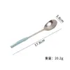 Cuchara de titanio puro tipo flor de hielo con mango largo, exquisita y elegante para uso doméstico, adecuada para niños y adultos como cuchara para sopa, cuchara de mesa o cuchara para postre