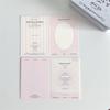 Mini tarjeta plegable de cartón para proteger tarjetas pequeñas, material de embalaje, decoración, plegable, bricolaje, mensaje, tarjeta de felicitación