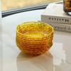 Borda de prata Ripple Fruit Plate Household Living Room Plate Prato de frutas Phnom Penh Bolo de sobremesa transparente Osso cuspindo talheres