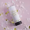 Canhão de Confete Pequeno de Mão para Casamentos, Tubos de Flores para Casamento, Tubos de Flores Coloridos de Mão, Tubos de Spray para Casamento, Adereços de Foto para Casamento, Canhões de Confete de Aniversário
