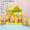 Bloque de construcción de arcilla de maíz squishy de gran venta transfronterizo, juguete squishy de frutas y verduras simuladas para aliviar el estrés, venta al por mayor
