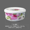 Tigela de Porcelana, Tigela Doméstica para Arroz, Tigela para Macarrão, Louça Chinesa, Tigela Grande de Cerâmica para Sopa, Tigela de Pé Alto Anti-Escaldante, Adequada para Micro-ondas
