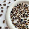 [Cappuccino] leite café série diy frisado coleção de acrílico pulseira de cerâmica colar acessórios